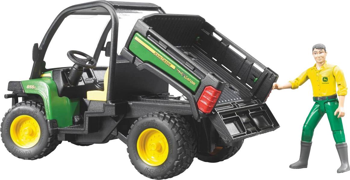 Bruder John Deere Gator 8550 mit Fahrer Fertigmodell Landwirtschafts Modell