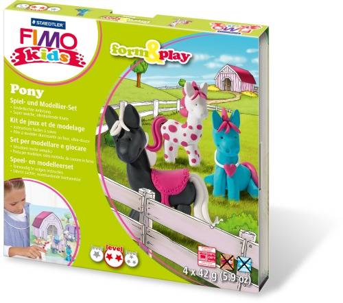 FIMO kids form & play Pony