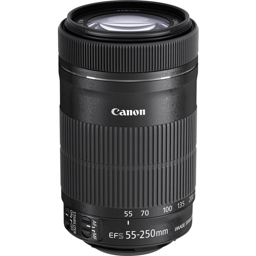 Canon EF-S 55-250mm IS STM 8546B005AA Tele-Objektiv f/4 - 5.6 55 - 250mm