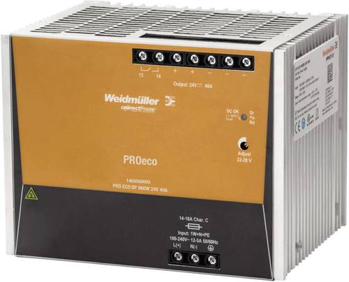Weidmüller 1469560000 Hutschienen-Netzteil (DIN-Rail) 24 V/DC 40 A 960 W Inhalt 1 St.