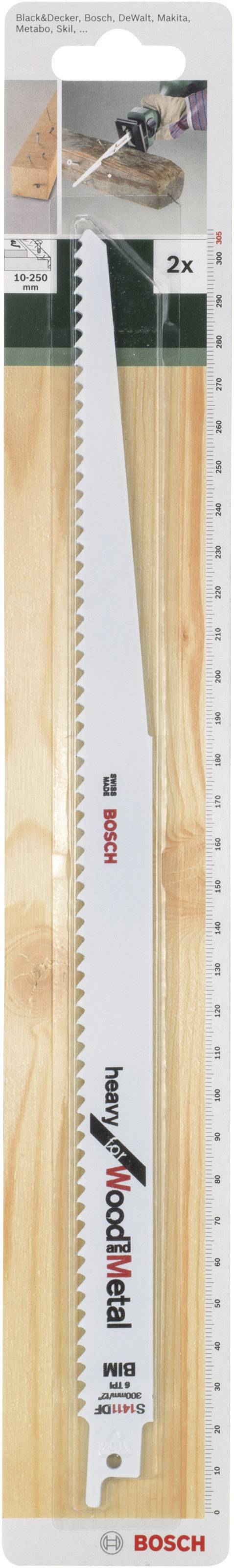 Bosch Accessories 2609256713 Säbelsägeblatt Bimetall, S 1411 DF Heavy for Wood and Metal Sägeblatt