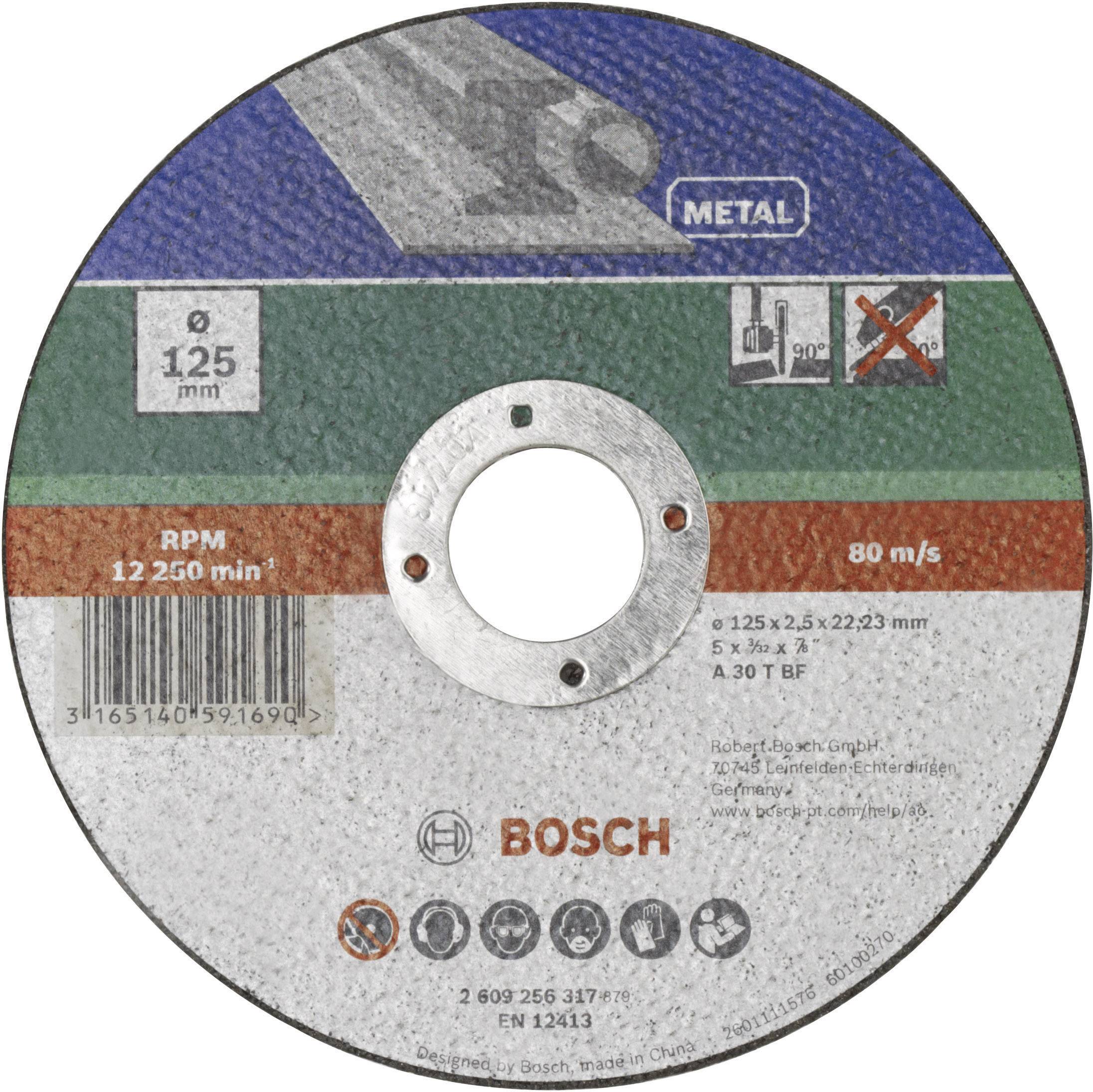 Bosch Accessories A 30 S BF 2609256317 Trennscheibe gerade 125mm Metall