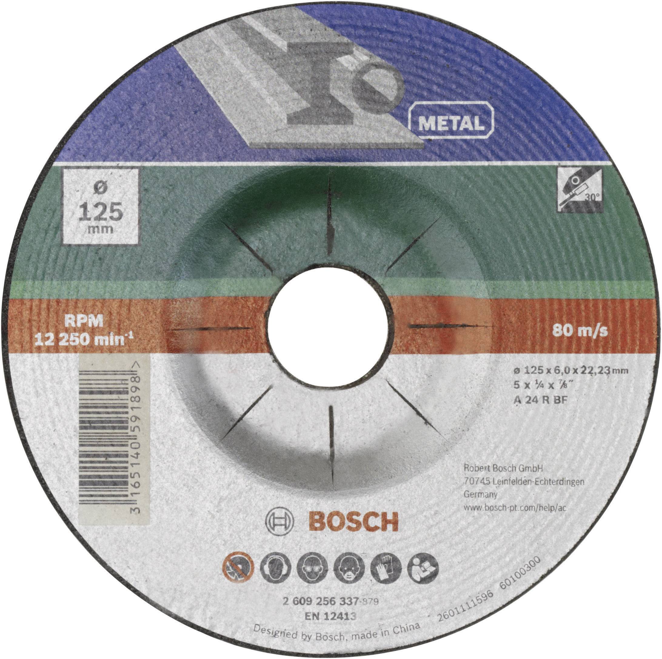 Bosch Accessories 2609256336A 24 P BF Schruppscheibe gekröpft Durchmesser 115mm Bohrungs-Ø 22.23mm Metall