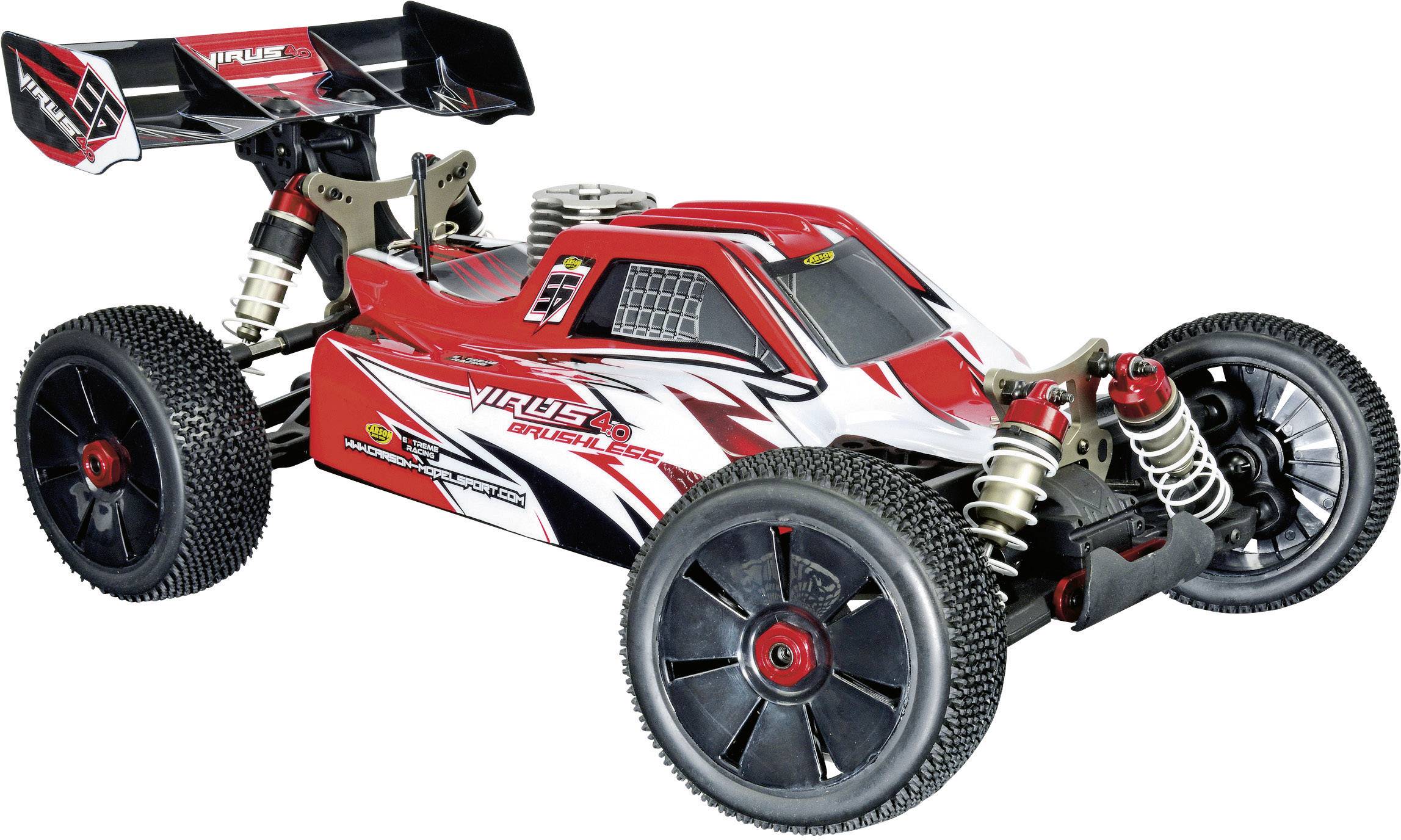 Carson Modellsport Virus 4.0 1:8 RC Modellauto Nitro Buggy Allradantrieb (4WD) RtR 2,4GHz