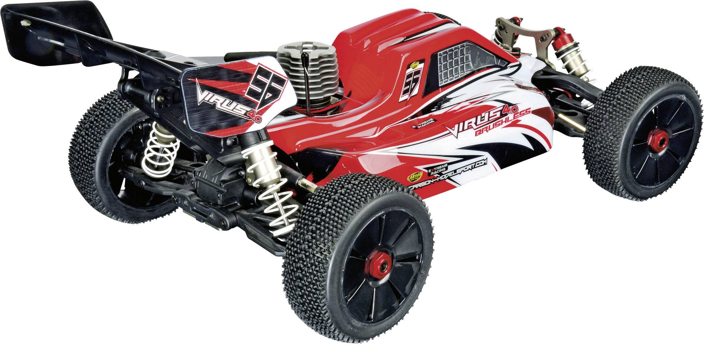 Carson Modellsport Virus 4.0 1:8 RC Modellauto Nitro Buggy Allradantrieb (4WD) RtR 2,4GHz