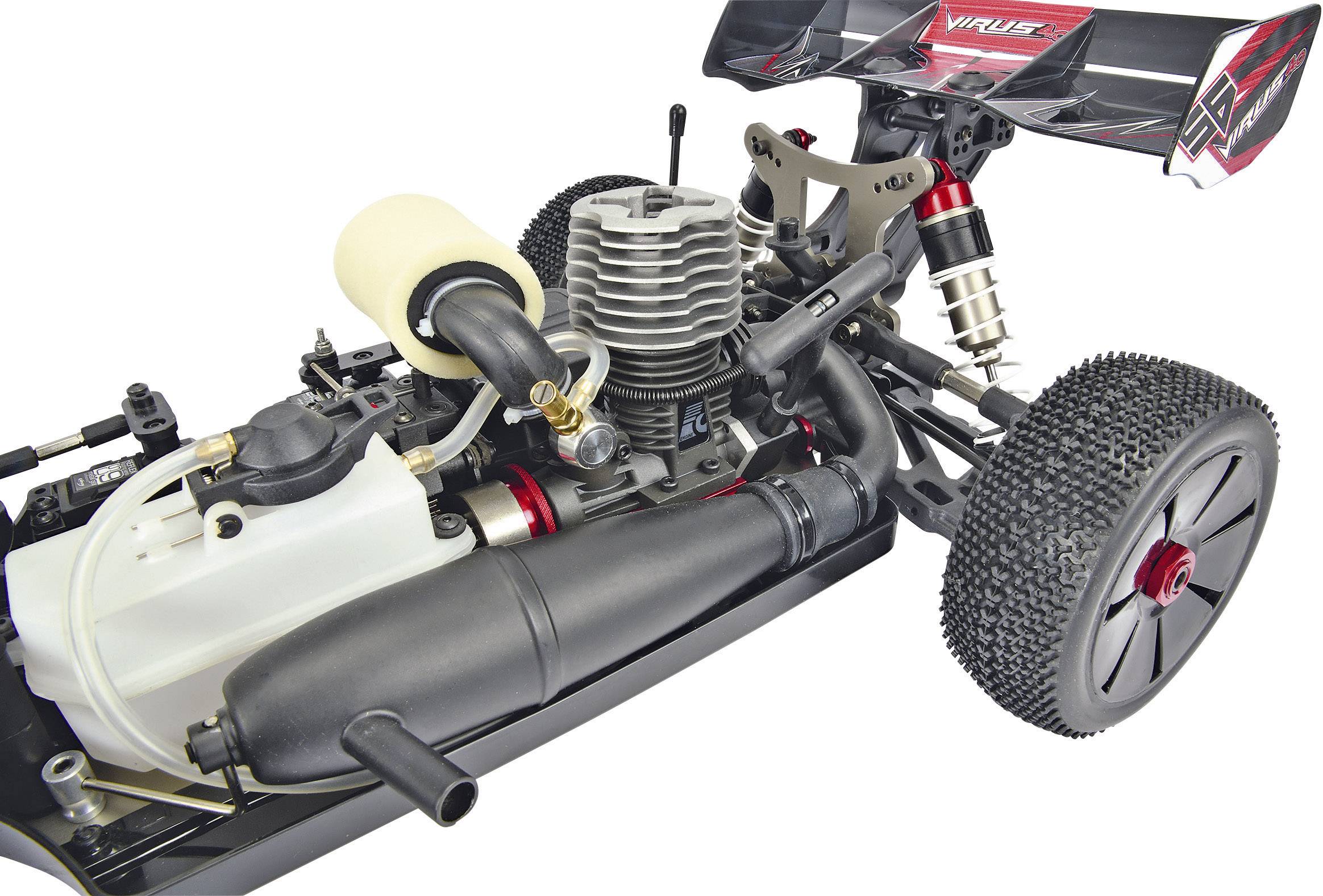 Carson Modellsport Virus 4.0 1:8 RC Modellauto Nitro Buggy Allradantrieb (4WD) RtR 2,4GHz