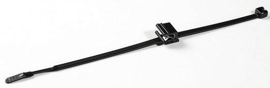 HellermannTyton 156-01086 Q50REC4B Kabelbinder 210 mm 4.70 mm Schwarz Kabelbündelung quer der Monta