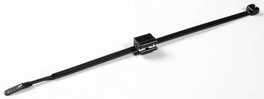 HellermannTyton 156-01088 Q50REC5B Kabelbinder 210mm 4.70mm Schwarz Kabelbündelung quer der Montage, Kabelbündelung längs der