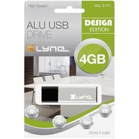 Xlyne ALU USB-Stick 4GB Aluminium 177555 USB-A (USB 2.0) Xlyne ALU USB-Stick 4GB Aluminium 177555 USB-A (USB 2.0)