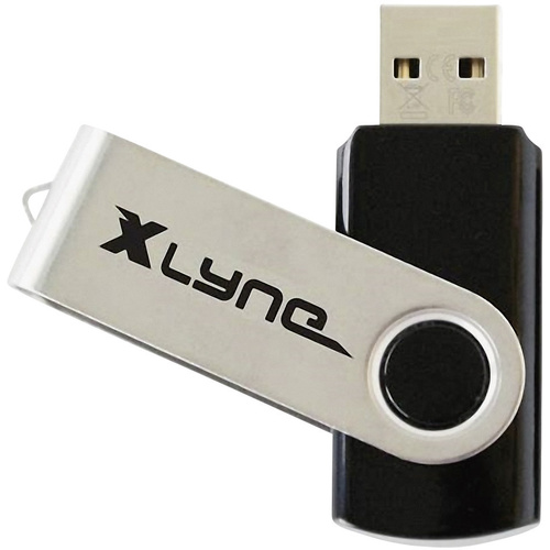 Xlyne Swing USB-Stick 4 GB Schwarz 177559 USB 2.0