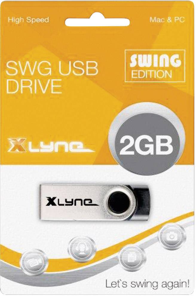 Xlyne Swing USB-Stick 2GB Schwarz 177558-2 USB-A (USB 2.0)