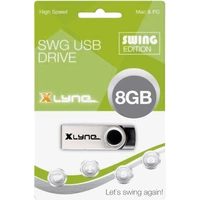 Xlyne Swing USB-Stick 8 GB Schwarz 177560 USB 2.0 Xlyne Swing USB-Stick 8 GB Schwarz 177560 USB 2.0