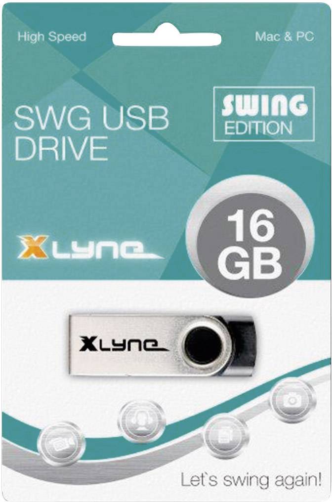 Xlyne Swing USB-Stick 16GB Schwarz 177562 USB-A (USB 2.0)