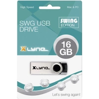 Xlyne Swing USB-Stick 16GB Schwarz 177562 USB-A (USB 2.0) Xlyne Swing USB-Stick 16GB Schwarz 177562 USB-A (USB 2.0)