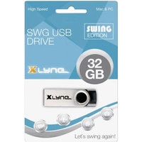 Xlyne Swing USB-Stick 32GB Schwarz 177532 USB-A (USB 2.0) Xlyne Swing USB-Stick 32GB Schwarz 177532 USB-A (USB 2.0)