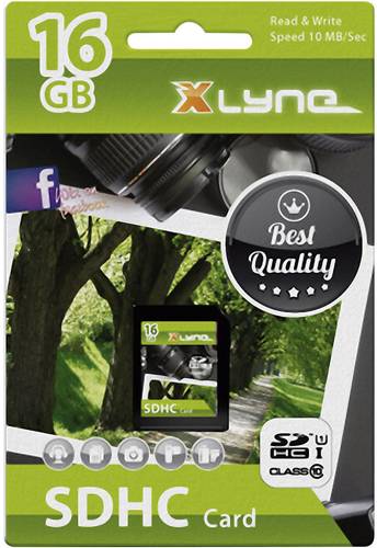 Xlyne 7316000 SDHC-Karte 16GB Class 10, UHS-I