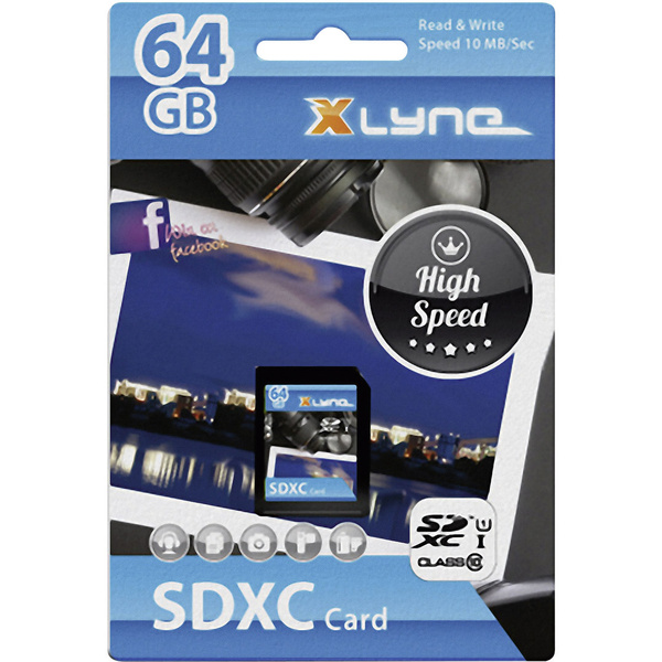 Xlyne 7364000 SDXC-Karte 64 GB Class 10, UHS-I