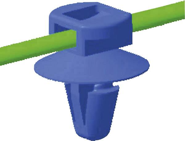 HellermannTyton 150-37791 T50ROS-SFT6,5 16-3 Kabelbinder 200mm 4.60mm Schwarz mit Spreizanker und Teller