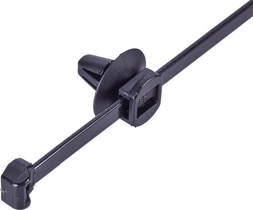 HellermannTyton 150-37791 T50ROS-SFT6,5 16-3 Kabelbinder 200 mm 4.60 mm Schwarz mit Spreizanker und