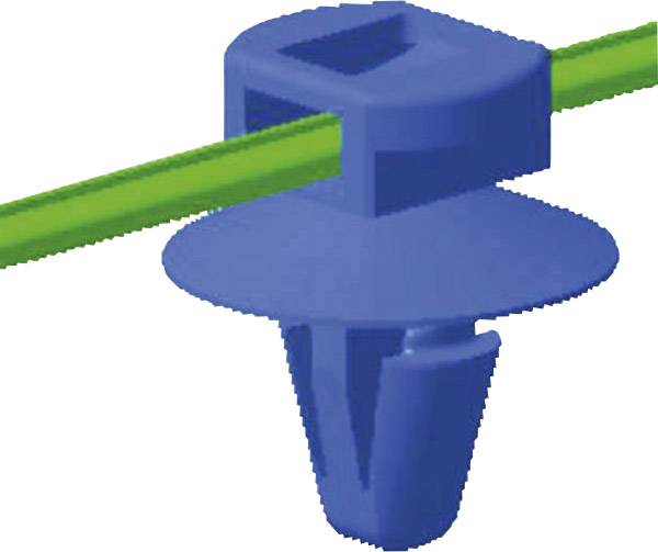 HellermannTyton 150-37792 T50RSFT6,5 16-3-MC5 Kabelbinder 200mm 4.60mm Schwarz mit Spreizanker und Teller