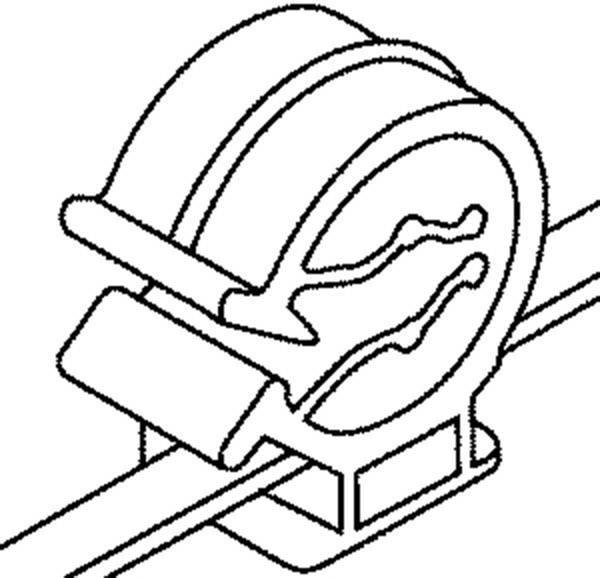 HellermannTyton 156-00036 T50ROC1A Kabelbinder 200mm 4.60mm Schwarz Kabelbündelung seitlich zur Montage