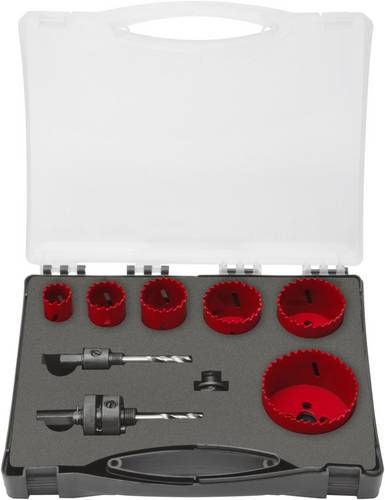 Exact 70604 Lochsägen-Set 9teilig 22 mm, 29 mm, 35 mm, 44 mm, 51 mm, 68 mm 1 Set