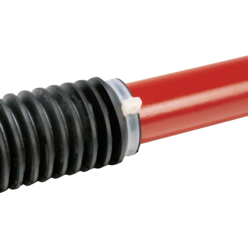 HellermannTyton 121-82160 KR8/21-W-BK-L1 Kabelbinder 210mm 8mm Schwarz mit Glasfaserstift-Verschluss, UV-stabilisiert
