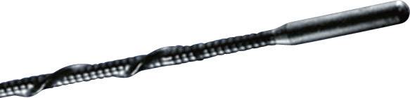 Metallischer Bohrer mit spiraliger Verzahnung und zylindrischem Schaft, geeignet für Betonbohrarbeiten.