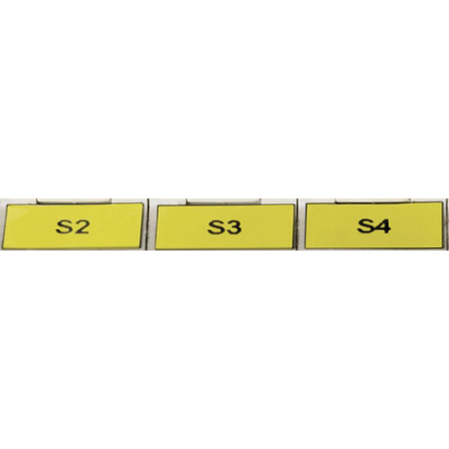 HellermannTyton 594-01102 TAG120LA4-1102-YE Kabel-Etikett Helatag 15.20 x 6.40mm Farbe Beschriftungsfeld: Gelb Anzahl Etiketten