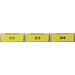 HellermannTyton 594-11102 TAG121LA4-1102-YE Kabel-Etikett Helatag 20 x 8mm Farbe Beschriftungsfeld: Gelb Anzahl Etiketten: 10000