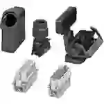 Phoenix Contact HC-EVO-A16UT-BWSC-HH-M25-PLRBK Set mit Tüllengehäuse, Anbaugehäuse, Verschraubung, Stiftkontakteinsatz und Phoenix Contact HC-EVO-A16UT-BWSC-HH-M25-PLRBK Set mit Tüllengehäuse, Anbaugehäuse, Verschraubung, Stiftkontakteinsatz und