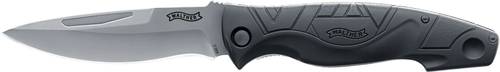 Walther Traditional Folding Knife 5.0755 Arbeitsmesser mit Holster Schwarz
