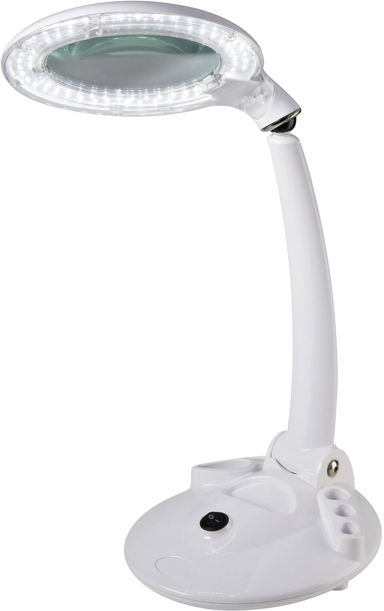 TOOLCRAFT TO-3597675 Tisch Lupenleuchte 6W 1.75 x 120mm Anzahl LEDs: 72