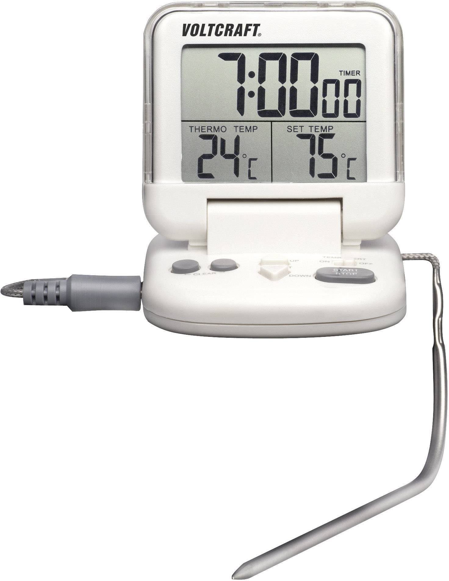 VOLTCRAFT DET-3T Einstichthermometer Messbereich Temperatur 0 bis 200°C Fühler-Typ K