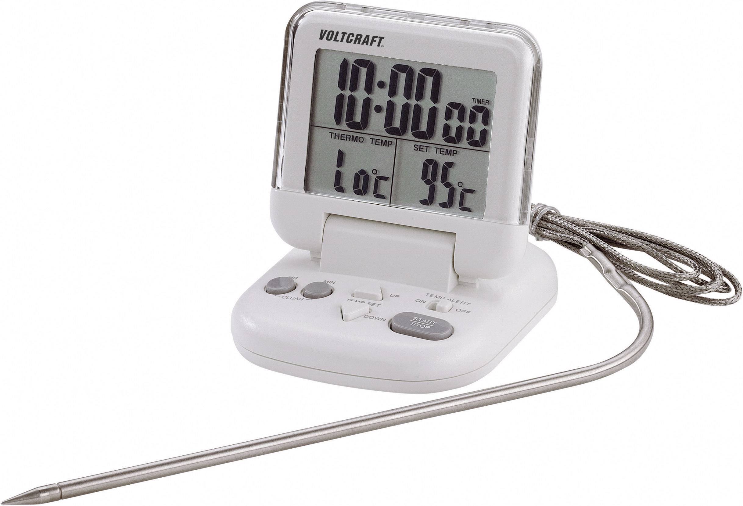 VOLTCRAFT DET-3T Einstichthermometer Messbereich Temperatur 0 bis 200°C Fühler-Typ K