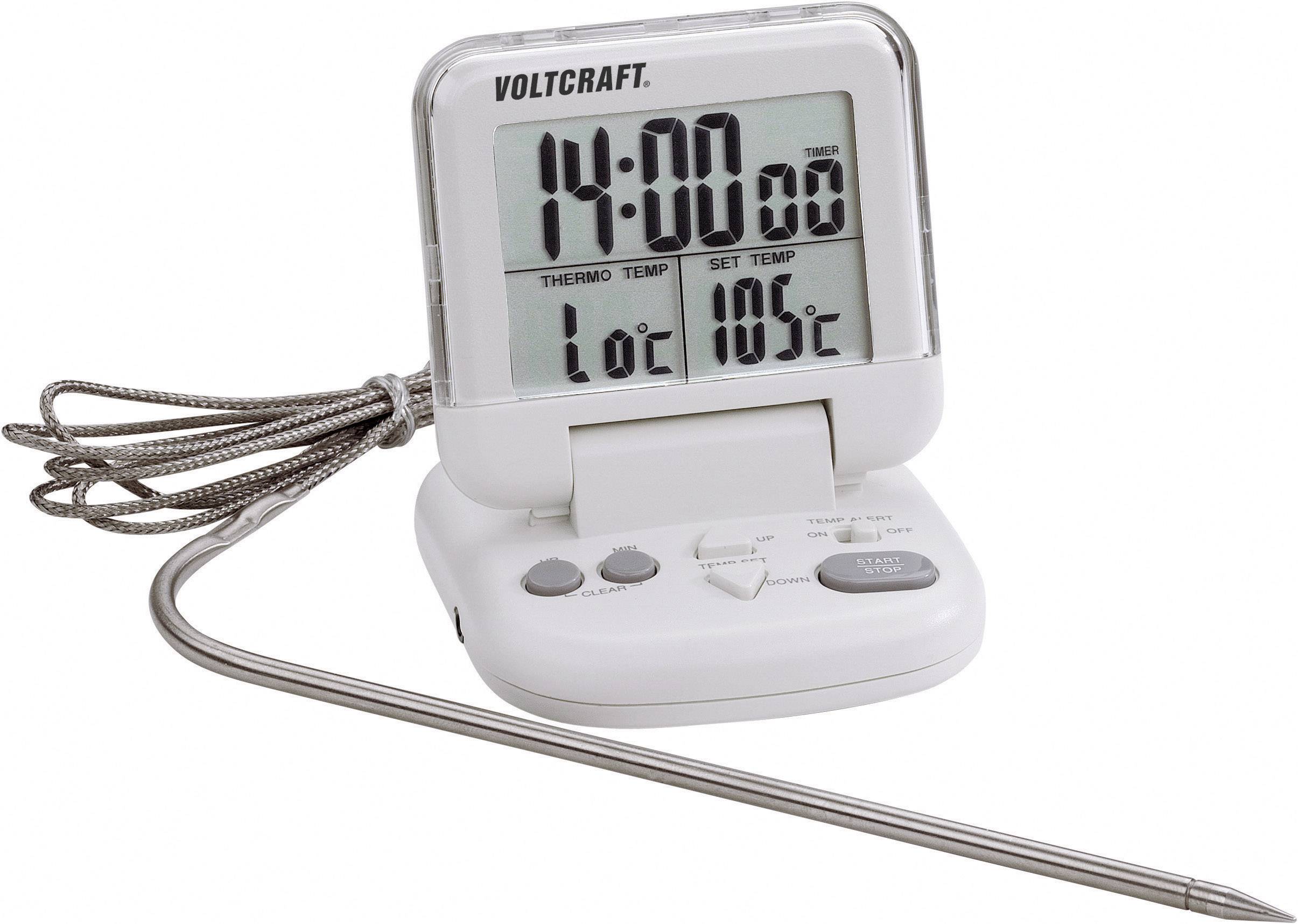 VOLTCRAFT DET-3T Einstichthermometer Messbereich Temperatur 0 bis 200°C Fühler-Typ K