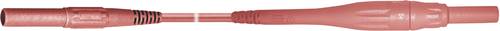 Stäubli XSMS-419 Sicherheits-Messleitung [Lamellenstecker 4mm - Lamellenstecker 4 mm] 1.00m Rot