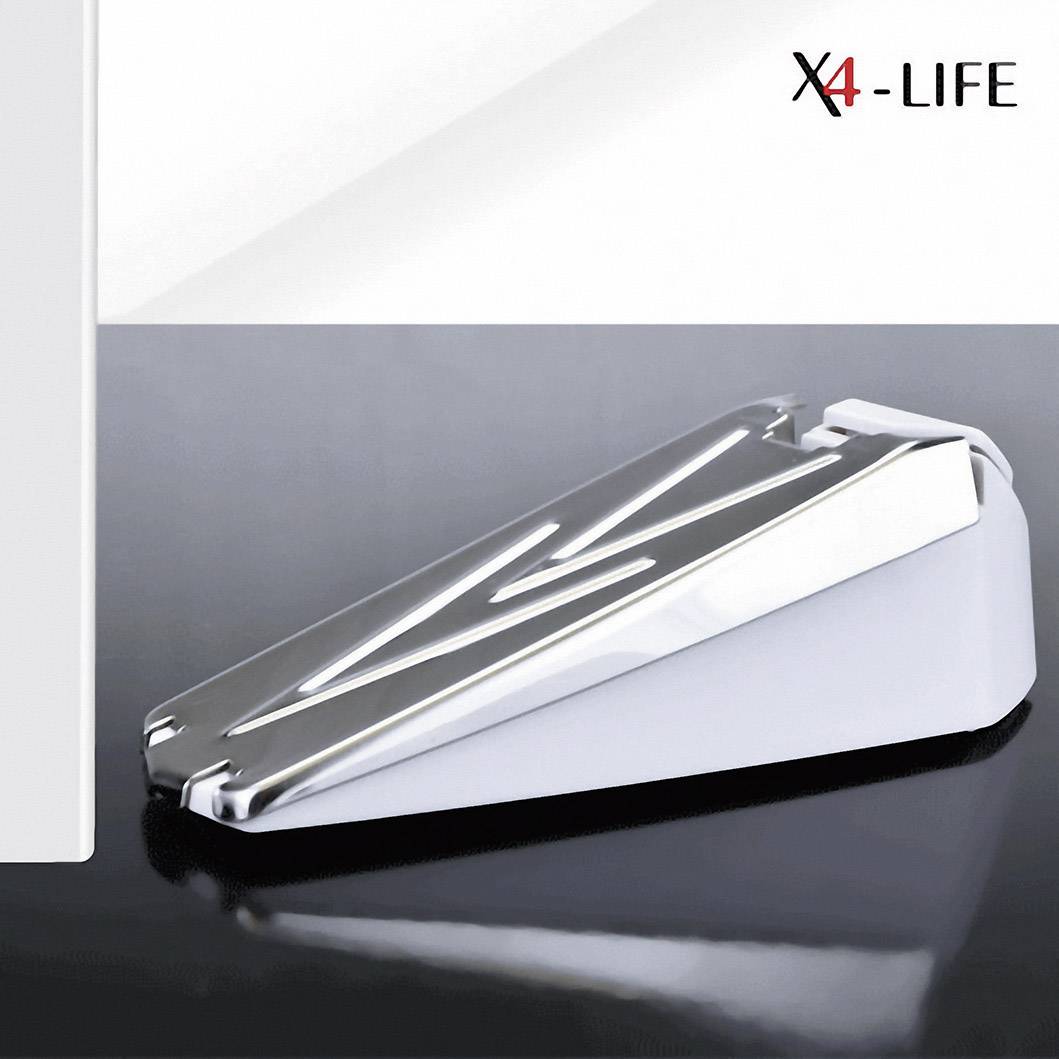 X4-LIFE Alarmtürstopper Weiß, Silber 120 dB 701376