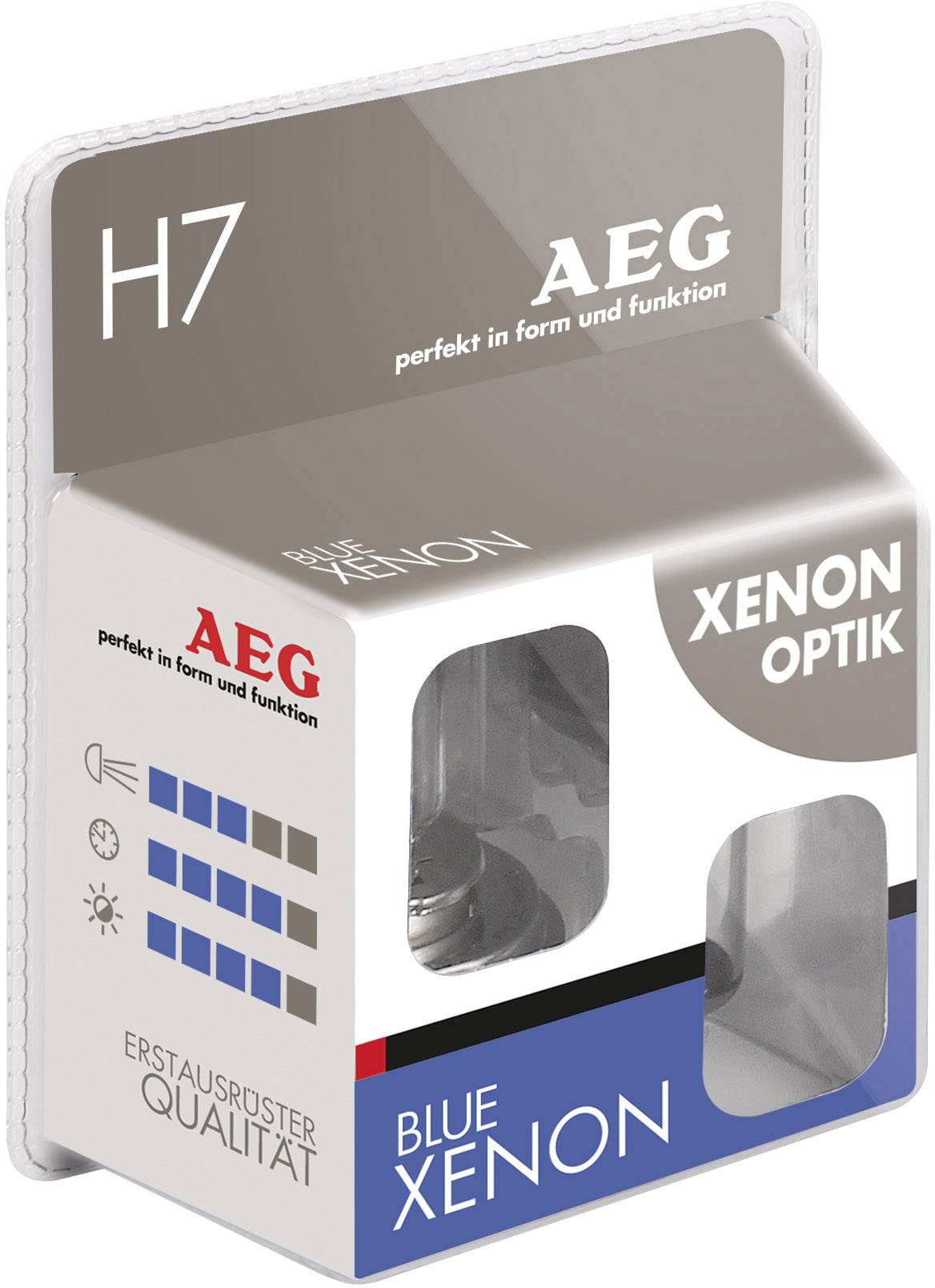 AEG H7 Blue Xenon Optik, 55W, 2er