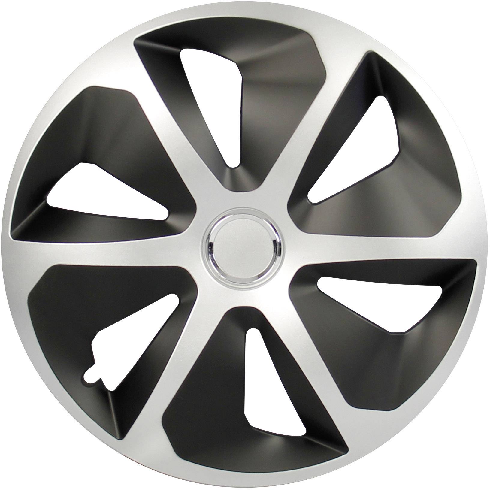 Cartrend Roco Radkappen R15 Silber, Schwarz 4St. | digitalo
