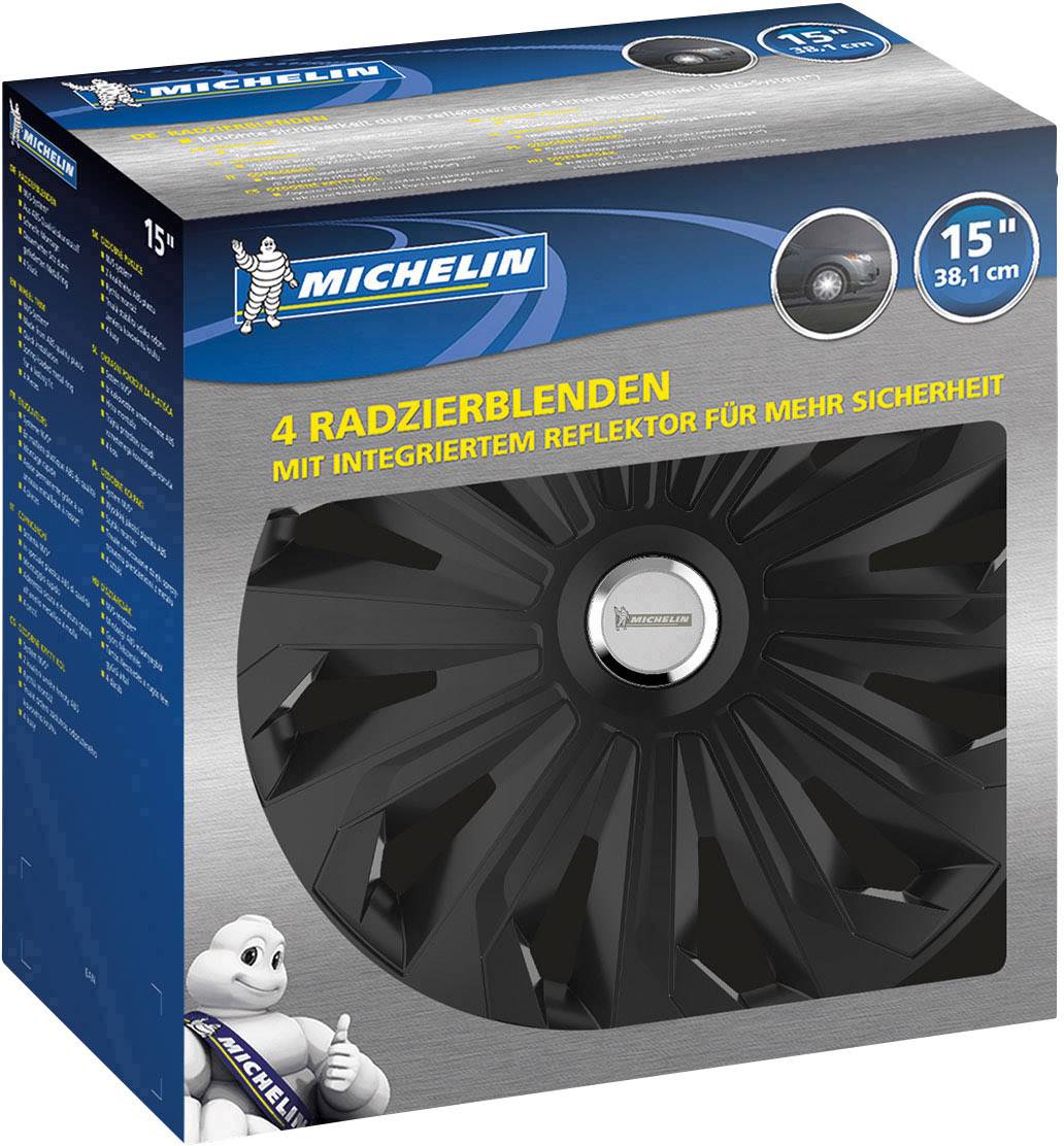 Michelin Fabienne Radkappen R15 Schwarz (matt) 4 St.