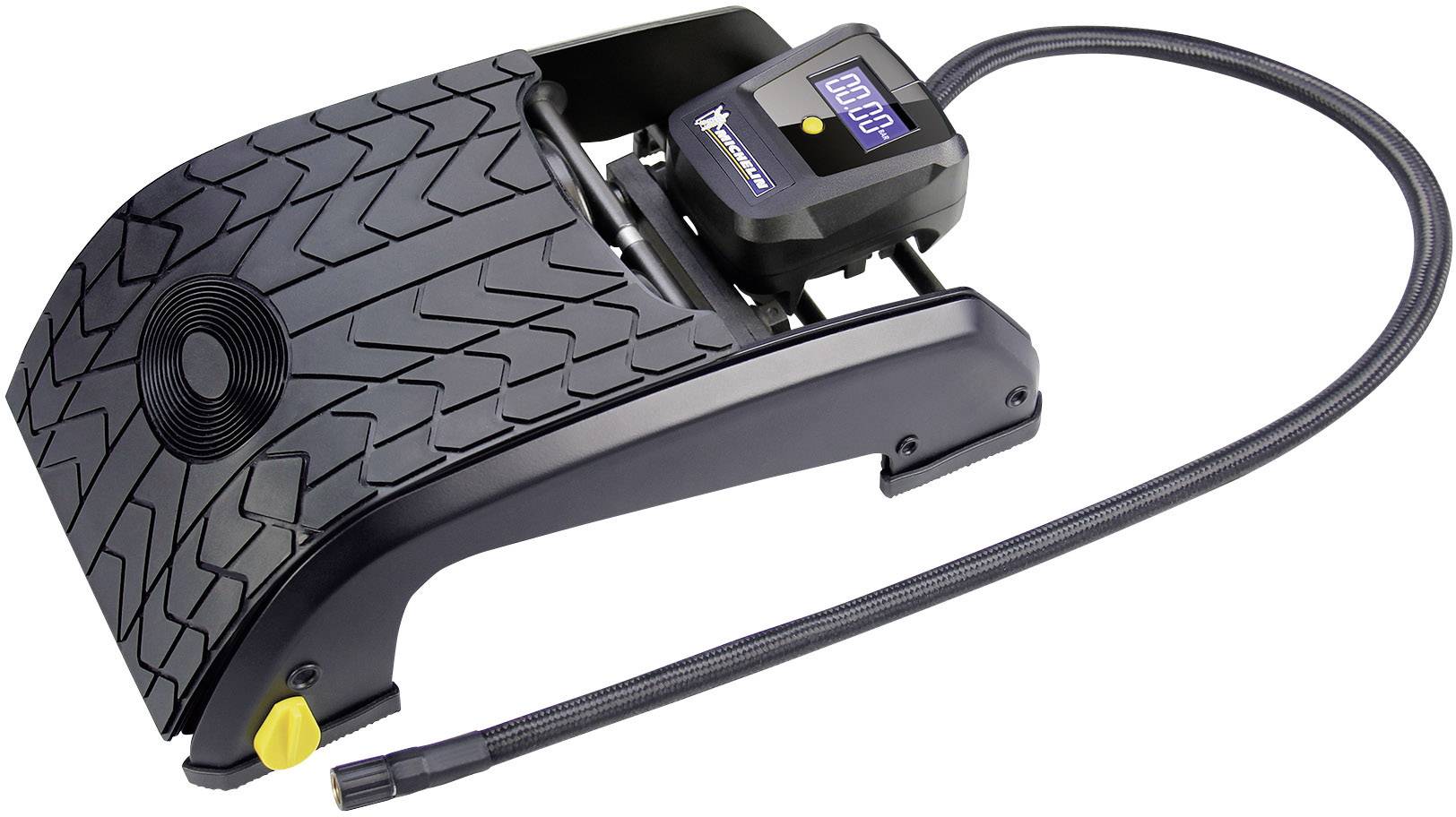 Michelin 92421 Fußpumpe Zweizylinder 3.4 bar 2 Zylinder, Digitales Display