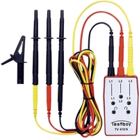 Testboy TV 410 N Drehfeldmessgerät CAT II 400V LED Testboy TV 410 N Drehfeldmessgerät CAT II 400V LED