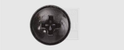 SWG 4009146023146 Blechschrauben 3.9mm 19mm Kreuzschlitz Phillips Stahl schwarz verzinkt 100St.