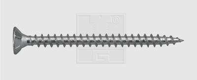 SWG 4009155743080 Holzschraube 5 mm 50 mm Innenvielzahn Stahl verzinkt 250 St.