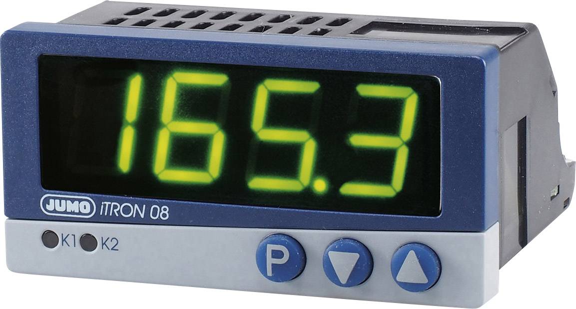 Jumo iTRON 08 Q PID Temperaturregler Pt100, Pt1000, KTY11-6, L, J, U, T, K, N, S, R, B -200 bis +1820°C Relais 3 A, Transistor