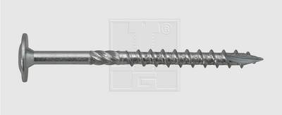 SWG 4009155751818 Holzschraube 10mm 240mm T-Profil Stahl verzinkt 50St.