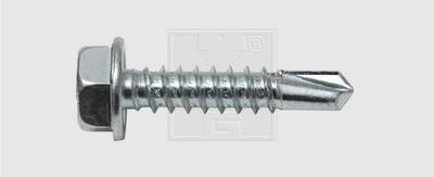 SWG 4009155723204 Bohrschraube 4.8mm 22mm Außensechskant DIN 7504-K Stahl verzinkt 200St.