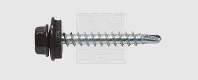 SWG 2114835520 Bohrschraube 4.8mm 35mm Außensechskant Stahl verzinkt 100St.