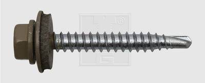 SWG 4009155758565 Bohrschraube 4.8mm 25mm Außensechskant Stahl verzinkt 100St.